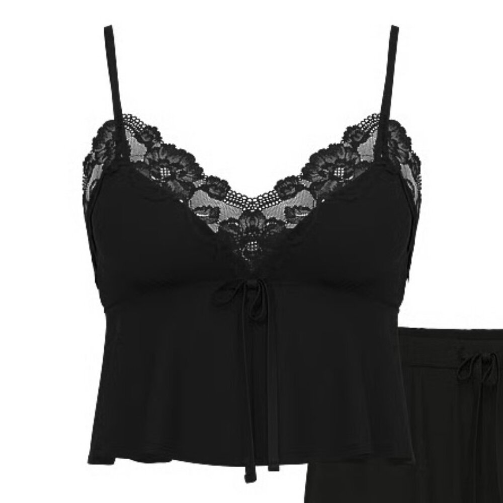 NEW! Victoria's Secret Modal Soft Lace-Trim Cami Size L